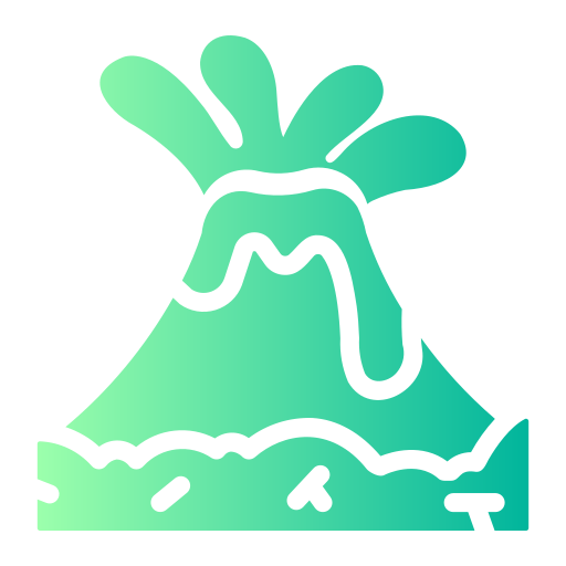 eruption Generic Flat Gradient icon