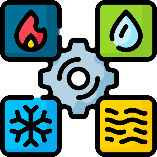 Temperature control Special Lineal color icon