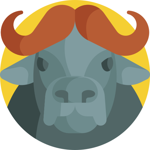 buffel Detailed Flat Circular Flat icoon