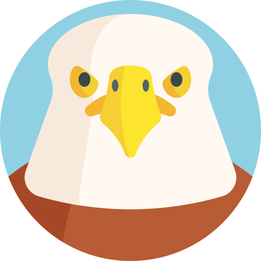 Águila Detailed Flat Circular Flat icono