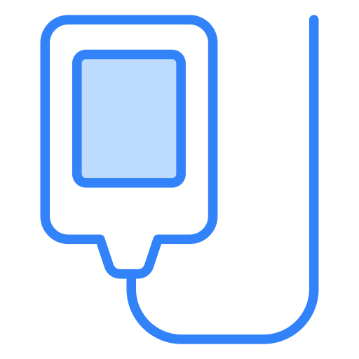 Blood bag Generic Blue icon