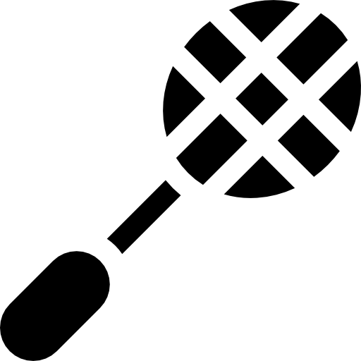 raqueta Basic Rounded Filled icono
