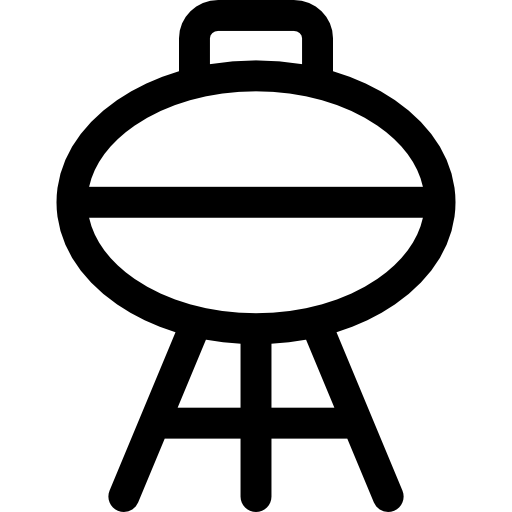 barbacoa Basic Rounded Lineal icono
