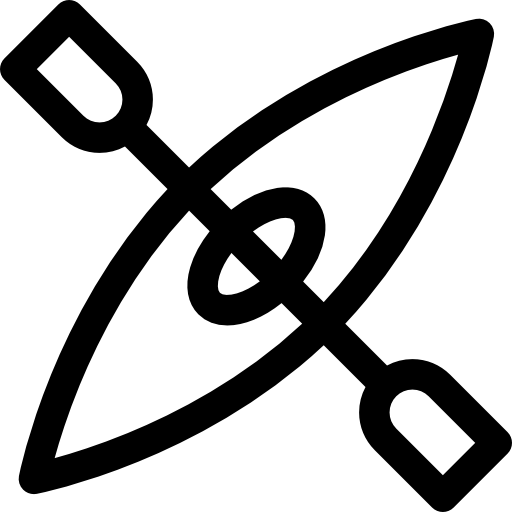 kayak Basic Rounded Lineal icona