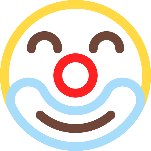 Clown Basic Rounded Lineal Color icon