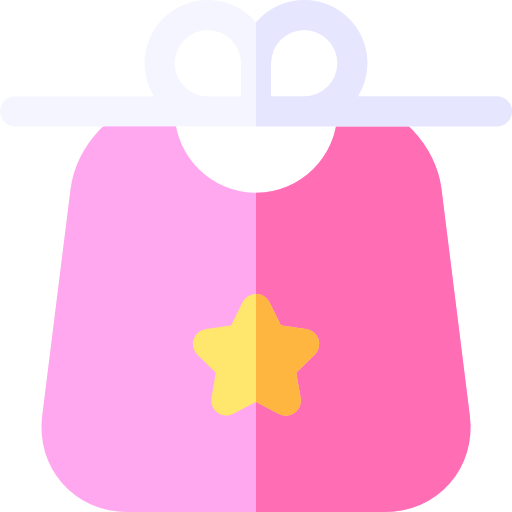 lätzchen Basic Rounded Flat icon
