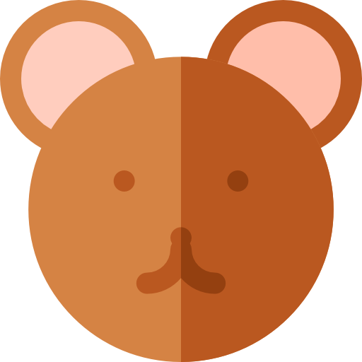 oso de peluche Basic Rounded Flat icono