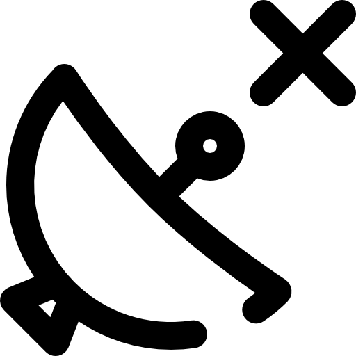 satélite Super Basic Omission Outline icono