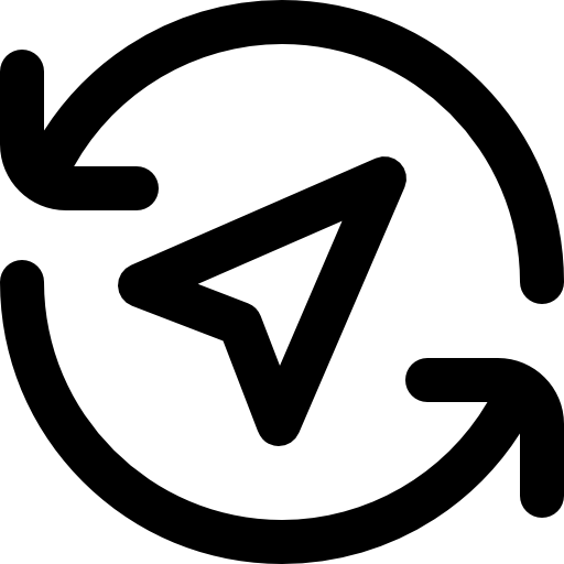 brújula Super Basic Omission Outline icono