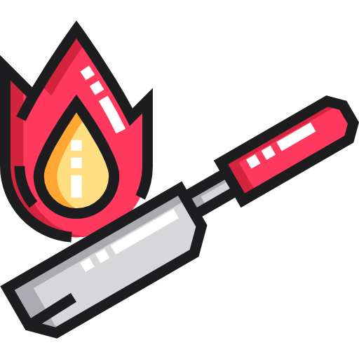 Flambe Detailed Straight Lineal color icon