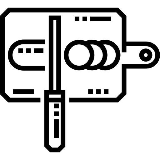 도마 Detailed Straight Lineal icon