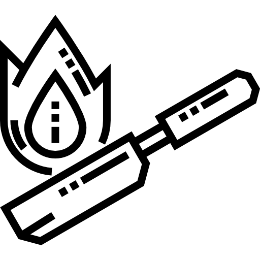 Фламбе Detailed Straight Lineal иконка