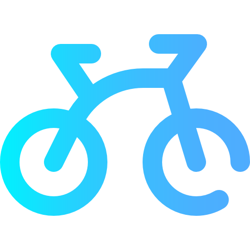 Bike Super Basic Omission Gradient icon