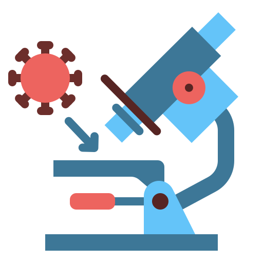 mikroskop Generic Flat ikona