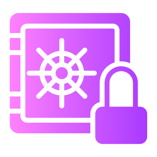 caja fuerte Generic gradient fill icono