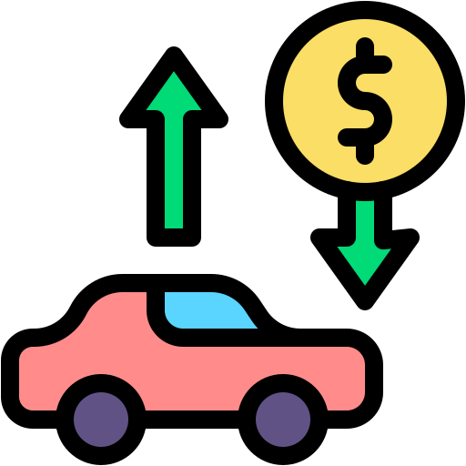 pożyczka samochodowa Generic color lineal-color ikona