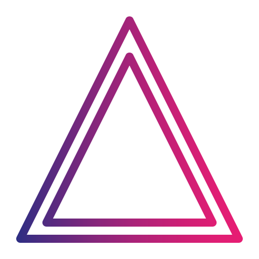 triangolo Generic Gradient icona