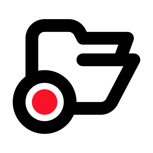 cartella Generic color outline icona