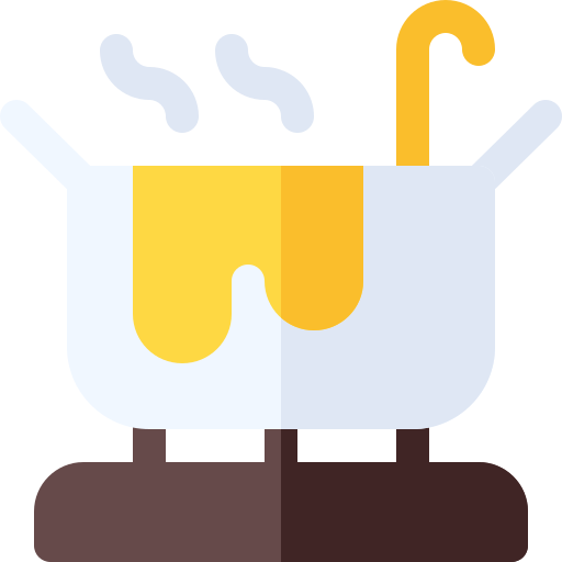Cooking pot Basic Rounded Flat icon