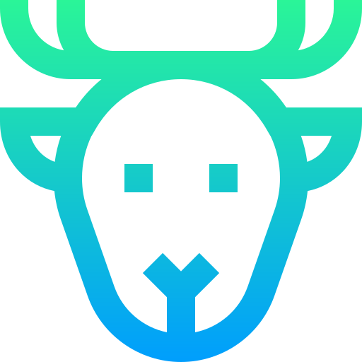 Deer Super Basic Straight Gradient icon