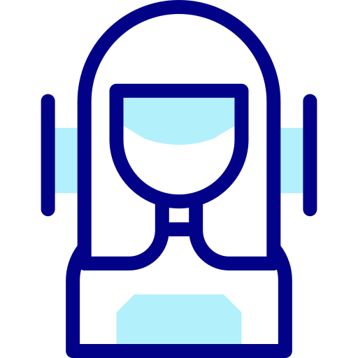 superheldin Detailed Mixed Lineal color icon