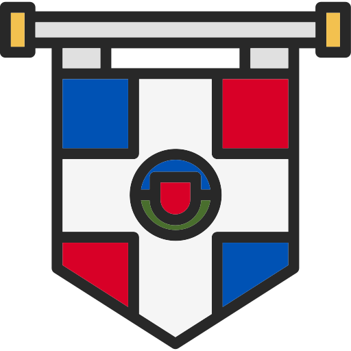 dominikanische republik Generic color lineal-color icon