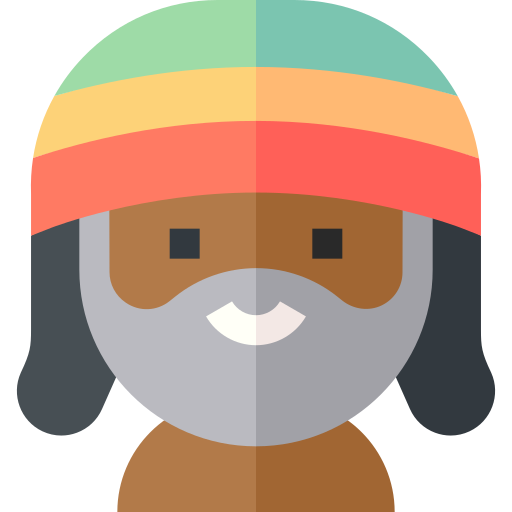 rasta Basic Straight Flat icon