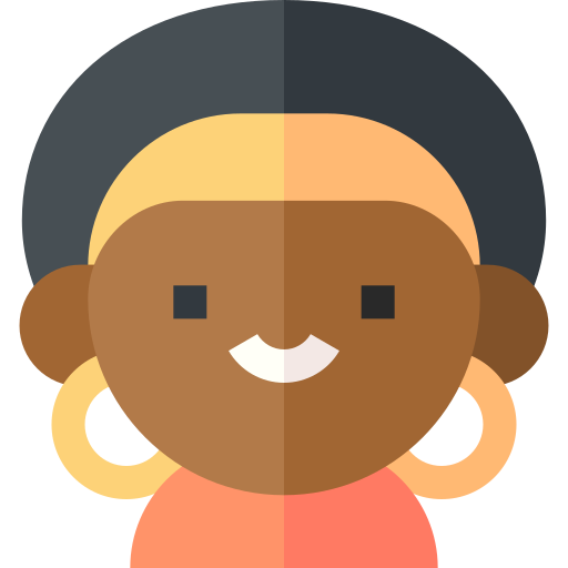 Afro Basic Straight Flat icon