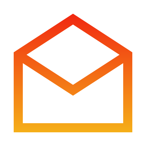 envelop openen Generic Gradient icoon