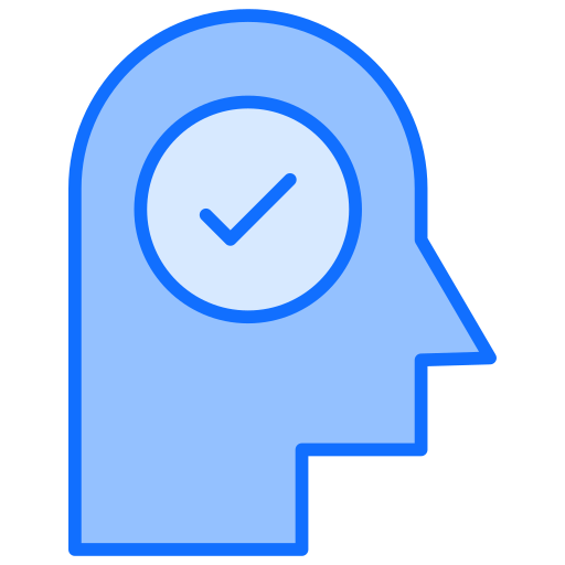 Open mind Generic Blue icon