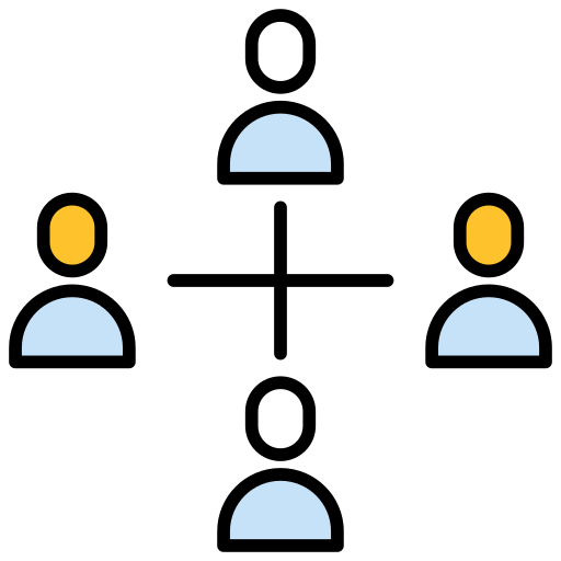 コラボレーション Generic Outline Color icon