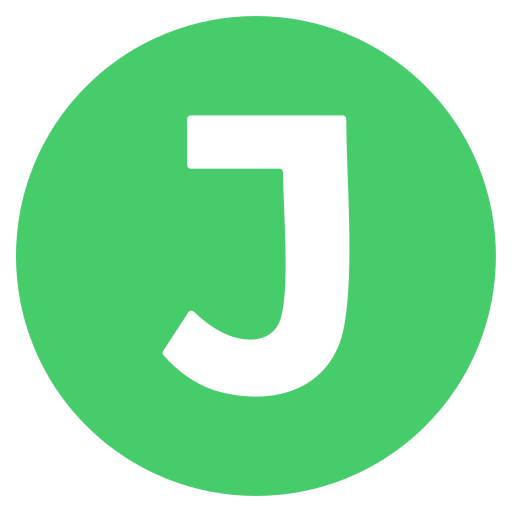 文字j Generic color fill icon