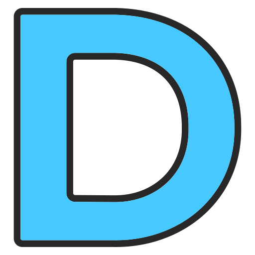 Letter D Generic color lineal-color icon