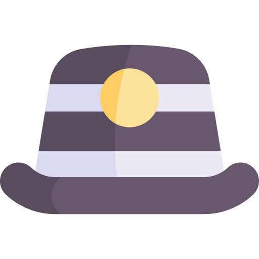 sombrero Kawaii Flat icono