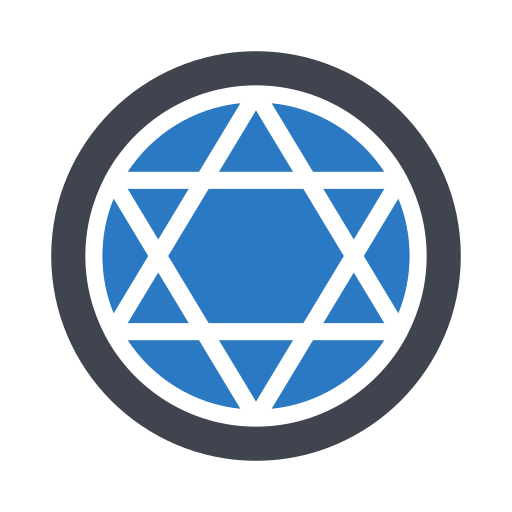 sternfünfeck Generic Blue icon