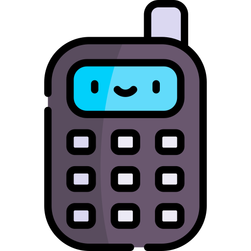 telefon Kawaii Lineal color icon