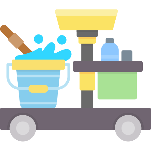 Cleaning cart Generic Flat icon