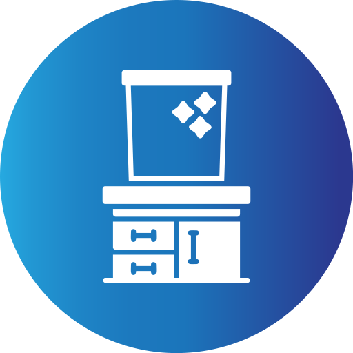 dressing table Generic Blue icon