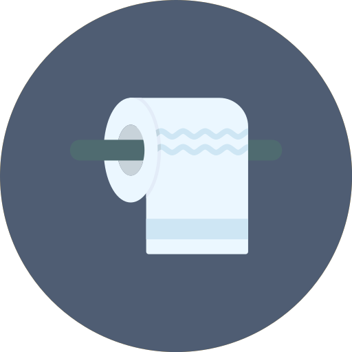 toiletpapier Generic Flat icoon