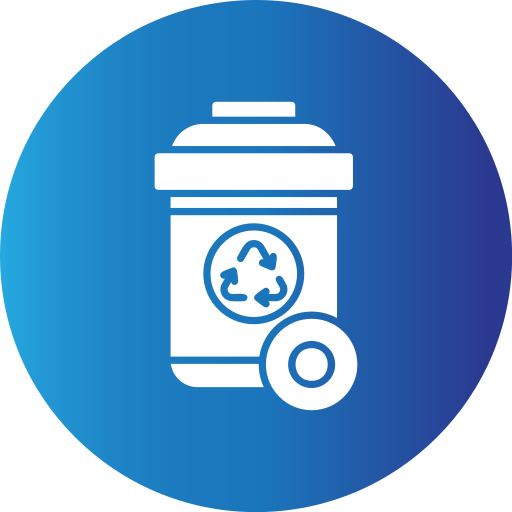 Recycle bin Generic Blue icon