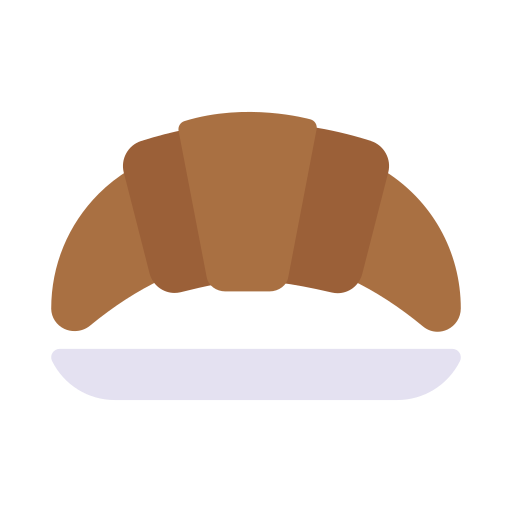 croissant Generic Flat icoon