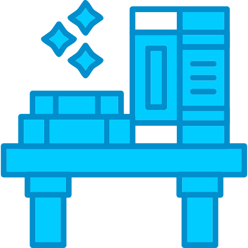 bookshelf Generic Blue icon