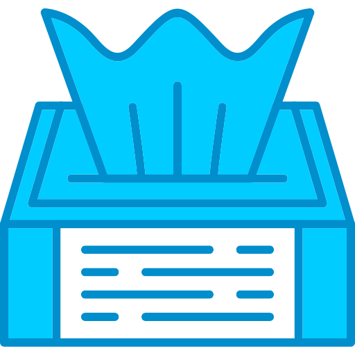 taschentuchbox Generic Blue icon