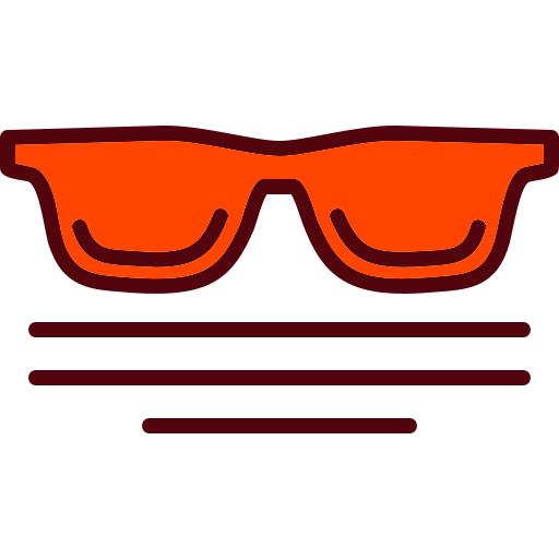 des lunettes de soleil Generic color lineal-color Icône