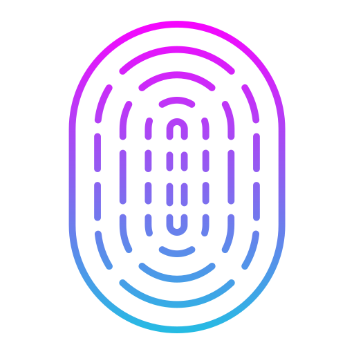 指紋 Generic Gradient icon