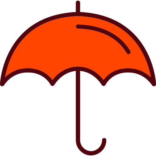 Umbrella Generic color lineal-color icon