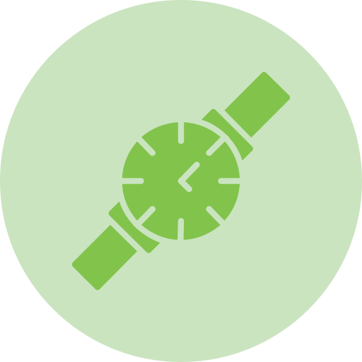 reloj Generic color fill icono