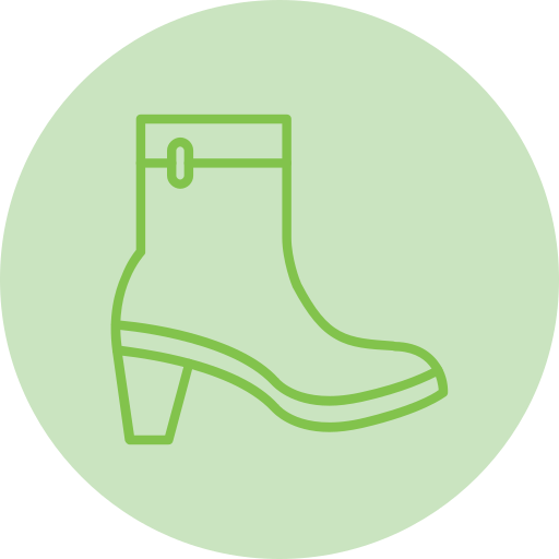 女性用ブーツ Generic color fill icon
