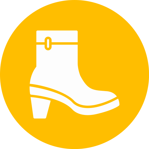 Female boots Generic color fill icon