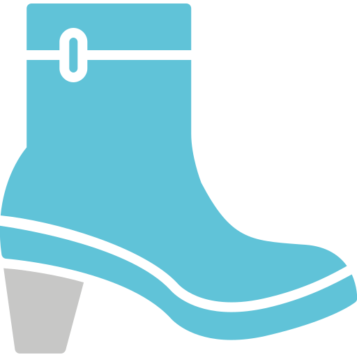 女性用ブーツ Generic color fill icon